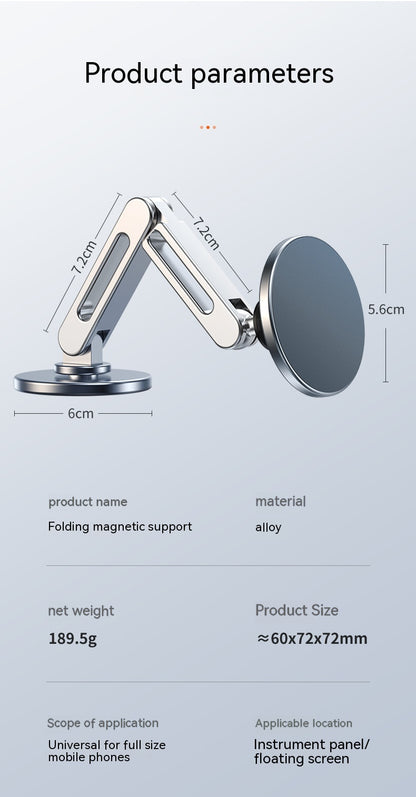 Premium Magnetic Car Phone Holder (360° Adjustable)