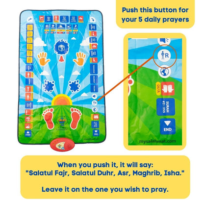 Interactive Islamic Prayer Mat for Children