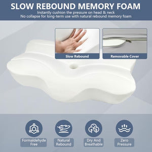 Orthopedic Memory Foam Neck Pillow