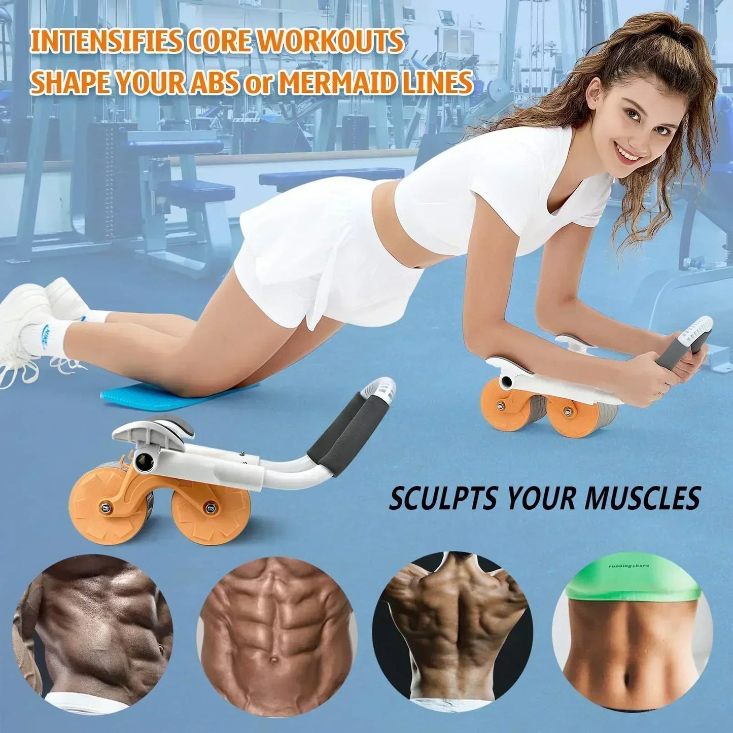 Auto Rebound Ab Wheel