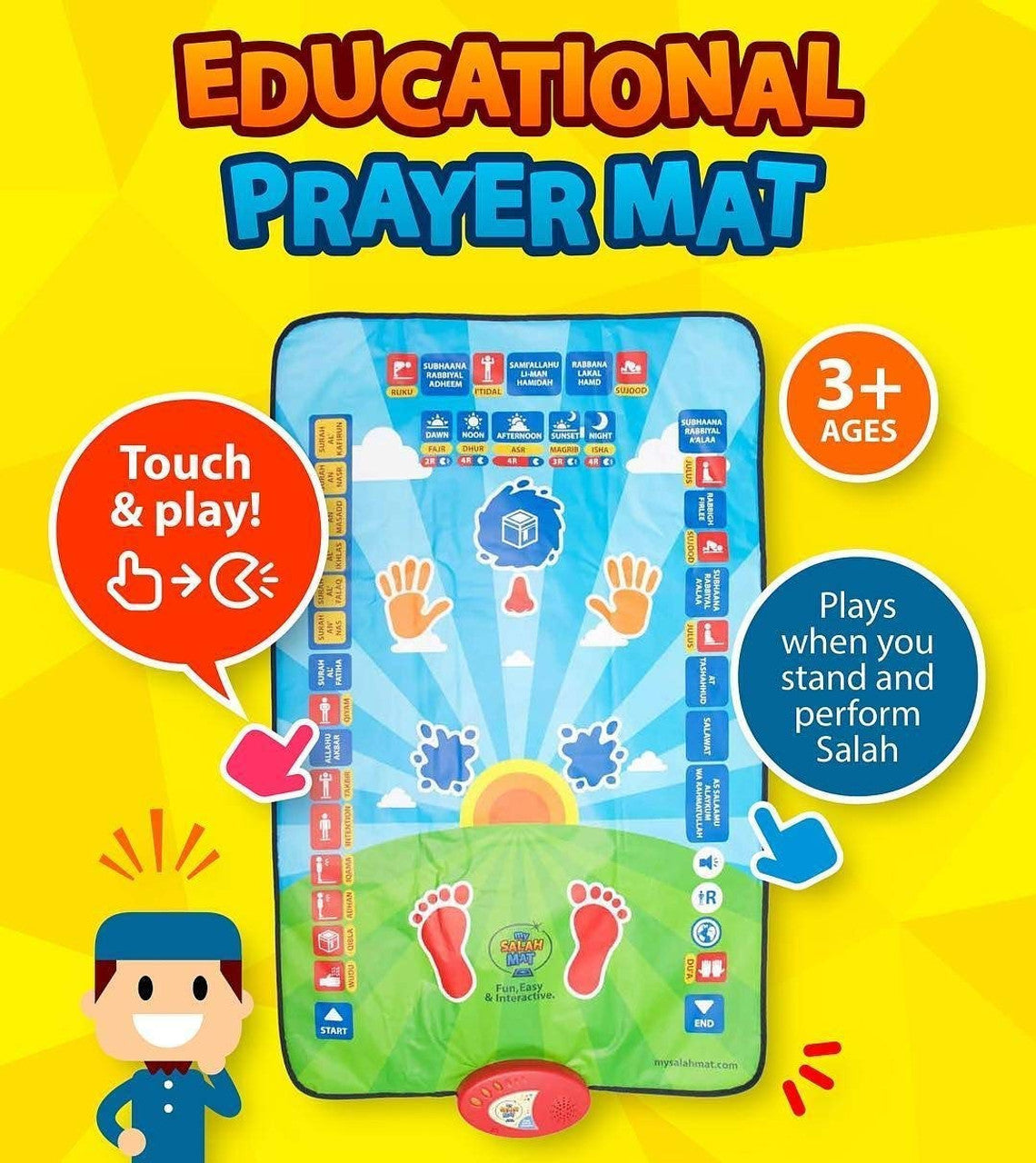 Interactive Islamic Prayer Mat for Children