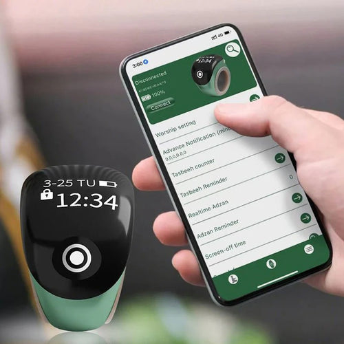 Digital Tasbih Counter Ring