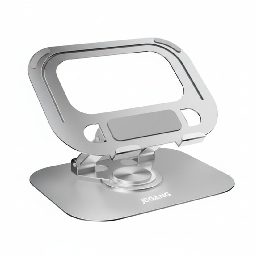 Adjustable Aluminum Laptop Stand (360° Rotating)
